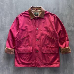 Club-room Men's Red and Burgundy Jacket